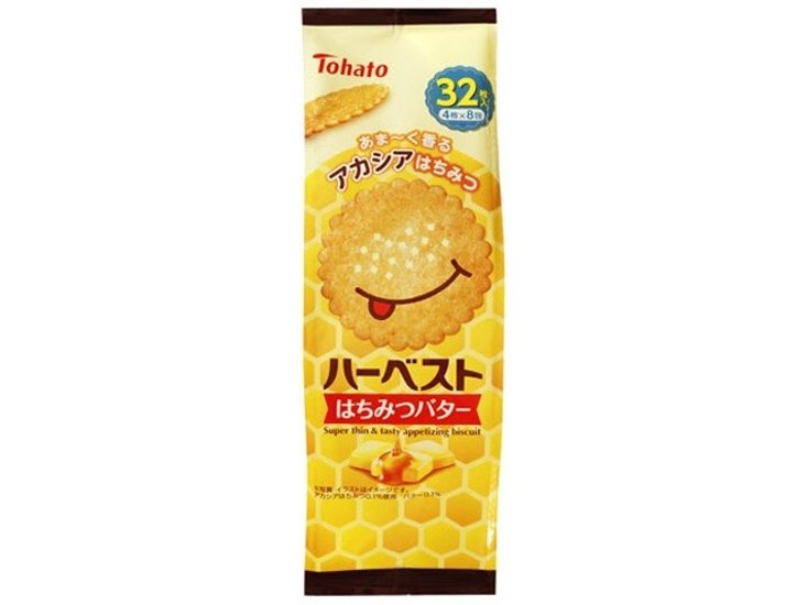 東ハト ハーベスト はちみつバター８包  ×12 【送料込】(一部地域別途)画像