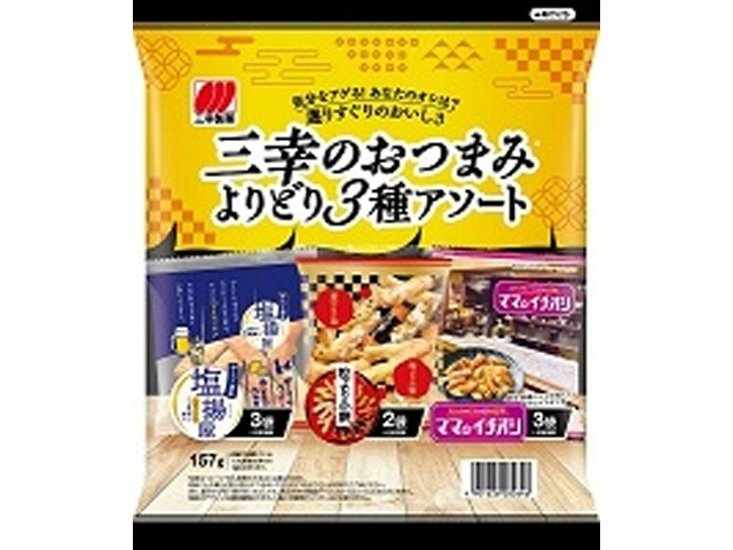 三幸製菓 おつまみよりどり ３種アソート１５７ｇ  ×12 【送料込】(一部地域別途)画像