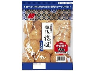 三幸製菓 チャック越後樽焼旨み塩１８６ｇ  ×12 【送料込】(一部地域別途)の画像