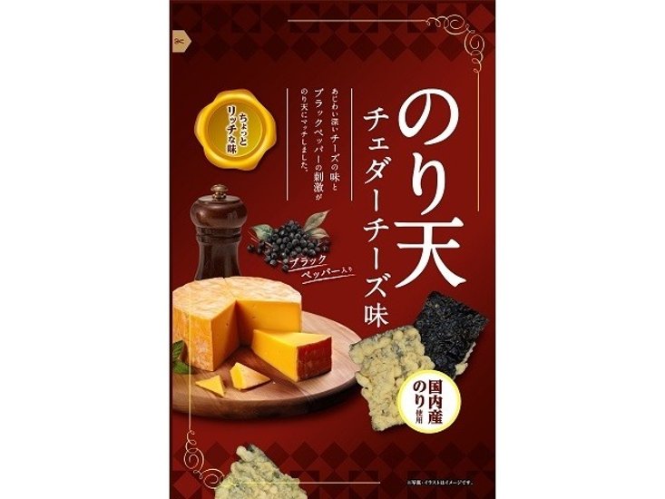 久慈食品 のり天 チェダーチーズ味６０ｇ ×12 【送料込】(一部地域別途)画像