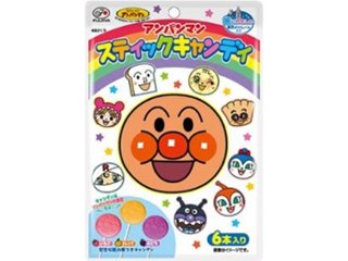 不二家 アンパンマンスティックキャンディ ６本 ×144 【送料込】(一部地域別途)の画像