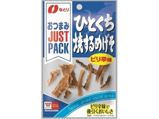 なとり ＪＰひとくち焼げそピリ辛６ｇ ×10 【送料込】(一部地域別途)の画像