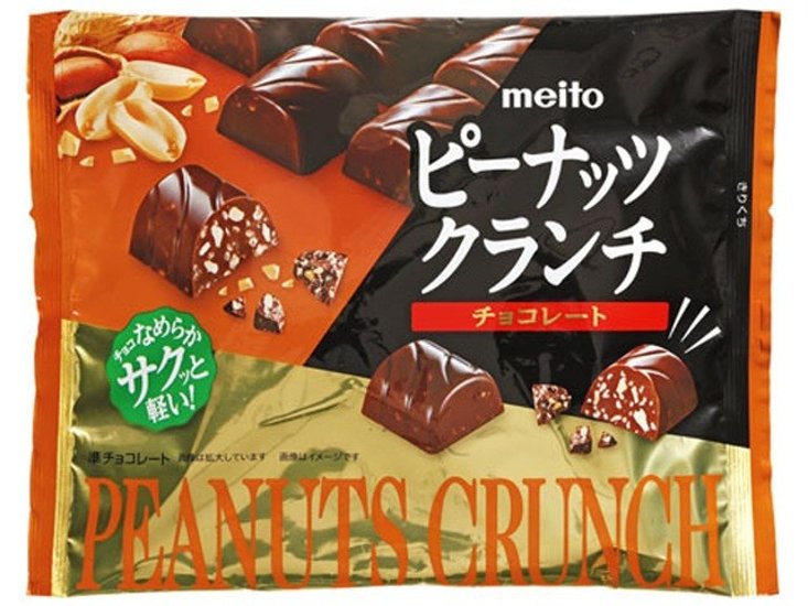 ｍｅｉｔｏ ピーナッツクランチチョコレート ８４ｇ  ×36 【送料込】(一部地域別途)画像