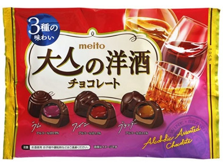 ｍｅｉｔｏ 大人の洋酒チョコレート ９６ｇ ×36 【送料込】(一部地域別途)画像