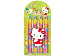 不二家 チョコえんぴつ サンリオ４本  ×12 【送料込】(一部地域別途)の画像