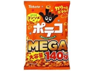 東ハト ＭＥＧＡ大容量ポテコ コンソメ味１４０ｇ  ×24 【送料込】(一部地域別途)の画像