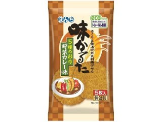 ぼんち ５枚味かるた５種の彩り野菜カレー味 ×12 【送料込】(一部地域別途)の画像