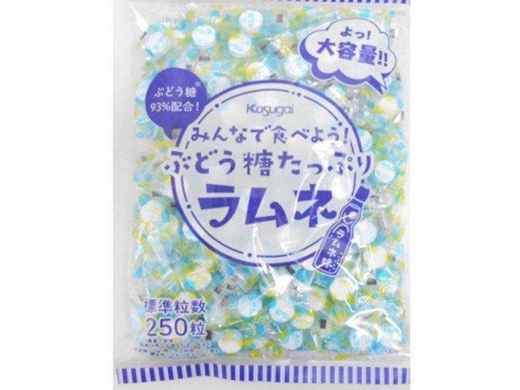 春日井製菓 ぶどう糖たっぷりラムネ５５０ｇ ×10 【送料込】(一部地域別途)画像