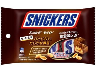 マースＪ スニッカーズモバイト４２．５ｇ ×144 【送料込】(一部地域別途)の画像