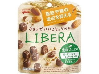 グリコ ＬＩＢＥＲＡ 香ばしパフ＆アーモンド ×120 【送料込】(一部地域別途)の画像