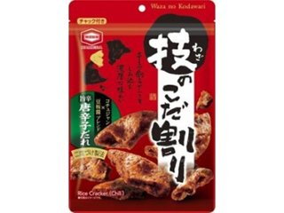 亀田 技のこだ割り 旨辛唐辛子１００ｇ ×6 【送料込】(一部地域別途)の画像