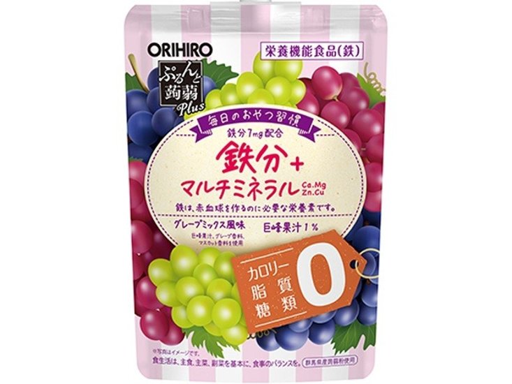 ぷるんと蒟蒻ゼリーＳＴ プラスグレープミックス風味 ×48 【送料込】(一部地域別途)画像