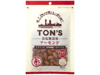 東洋ナッツ 食塩無添加アーモンド９０ｇ ×10 【送料込】(一部地域別途)の画像