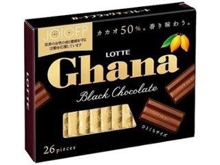 ロッテ ガーナブラックエクセレント １１９ｇ ×48 【送料込】(一部地域別途)の画像