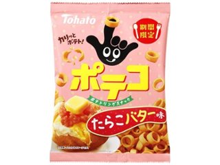 東ハト ポテコ たらこバター味５２ｇ  ×24 【送料込】(一部地域別途)の画像