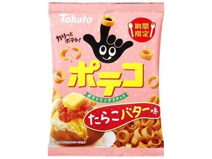 東ハト ポテコ たらこバター味５２ｇ  ×24 【送料込】(一部地域別途)画像