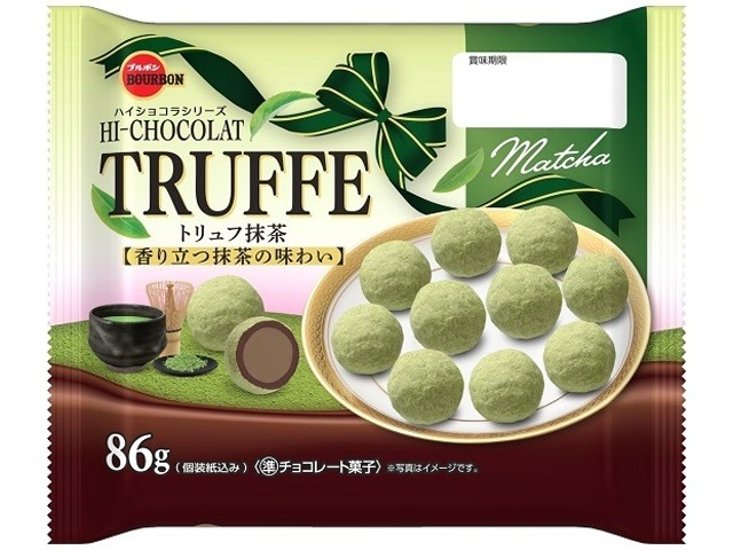 ブルボン トリュフ 抹茶８６ｇ ×24 【送料込】(一部地域別途)画像