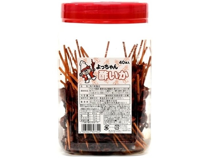 よっちゃん よっちゃん酢いか ４０本 ×8 【送料込】(一部地域別途)画像