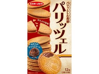 イトウ製菓 パリッツェルなめらかチョコクリーム１２枚  ×6 【送料込】(一部地域別途)の画像