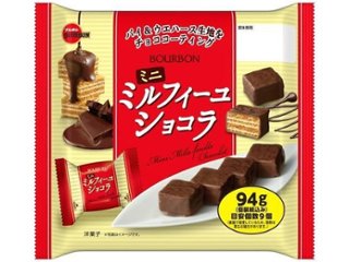 ブルボン ミニミルフィーユショコラ ９４ｇ ×24 【送料込】(一部地域別途)の画像