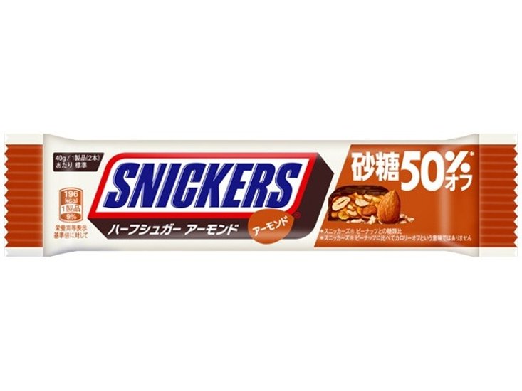 スニッカーズ ハーフシュガーアーモンド ×216 【送料込】(一部地域別途)画像