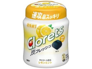 クロレッツ 炭レモンミントボトル １１２ｇ ×36 【送料込】(一部地域別途)の画像