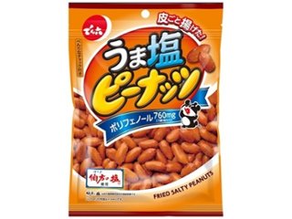 でん六 うま塩ピーナッツ ８０ｇ ×24 【送料込】(一部地域別途)の画像