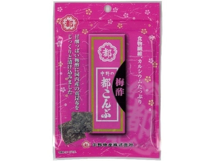 中野 ２７ｇ都こんぶ梅酢 ×120 【送料込】(一部地域別途)画像