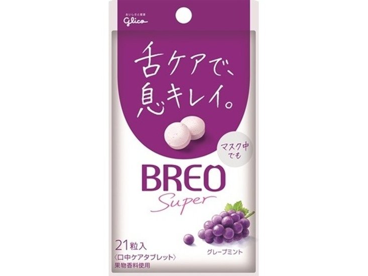グリコ ＢＲＥＯ ＳＵＰＥＲ グレープミント２１粒 ×60 【送料込】(一部地域別途)画像