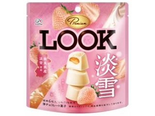 不二家 プレミアムルック 淡雪パウチ４０ｇ  ×48 【送料込】(一部地域別途)の画像