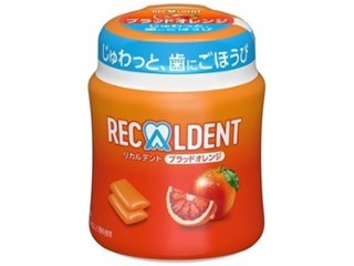 リカルデント ブラッドオレンジガムボトル１３０ｇ  ×36 【送料込】(一部地域別途)の画像