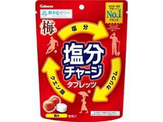 カバヤ 塩分チャージタブレッツ梅８１ｇ  ×48 【送料込】(一部地域別途)の画像