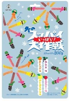 旺旺・ジャパン 冬のスッパイいっぱい大作戦２００ｇ ×24 【送料込】(一部地域別途)の画像