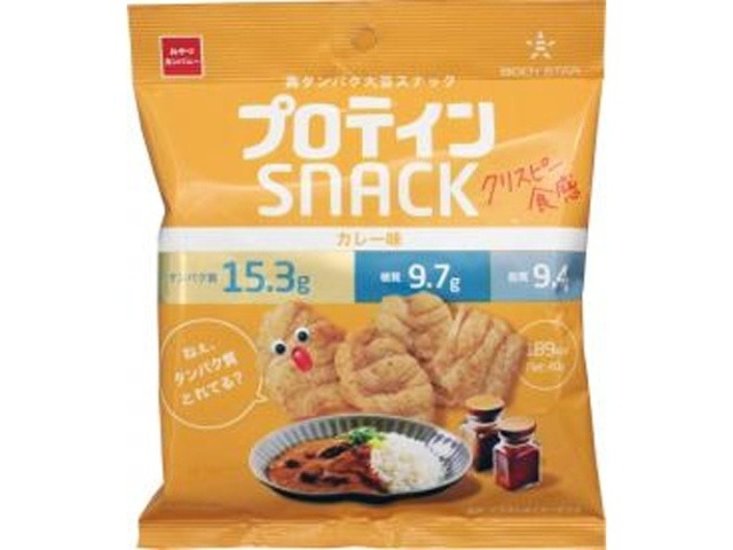 おやつカンパニー プロテインスナック カレー味４０ｇ ×24 【送料込】(一部地域別途)画像