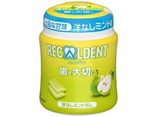 リカルデント 洋なしミントガムボトル １３０ｇ ×36 【送料込】(一部地域別途)の画像