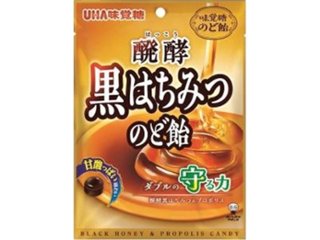 味覚糖 醗酵黒はちみつのど飴 ８０ｇ ×72 【送料込】(一部地域別途)の画像
