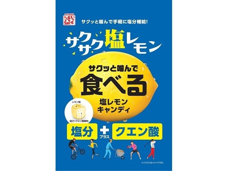 松屋 食べる塩レモンキャンディ８０ｇ×10入り 【全国送料無料】(一部地域別途)画像