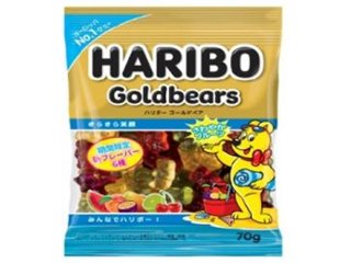 ハリボー ゴールドベア さわやかフルーツ７０ｇ×10入り 【全国送料無料】(一部地域別途)の画像