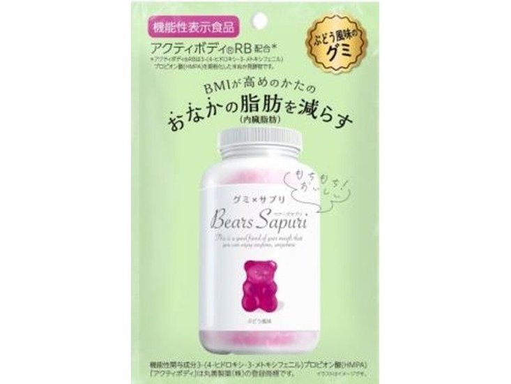 ベアーズサプリ ぶどう風味６０ｇ  ×12入り 【全国送料無料】(一部地域別途)画像