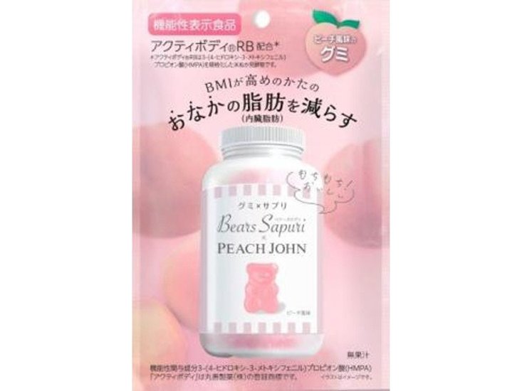 ベアーズサプリ ピーチ風味６０ｇ  ×12入り 【全国送料無料】(一部地域別途)画像