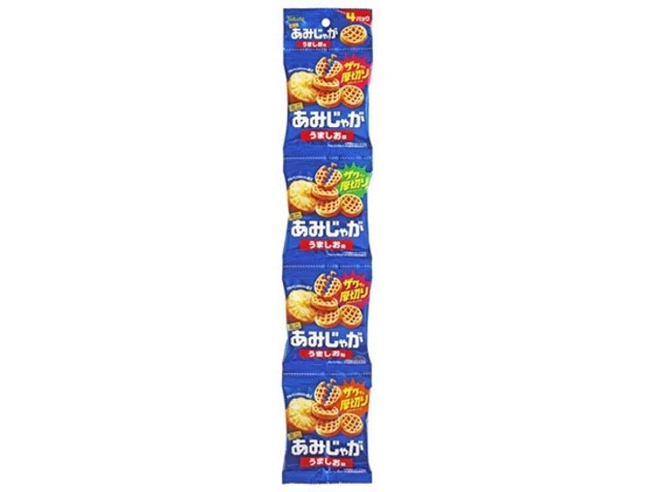 東ハト ミニあみじゃが４連包うましお味×15入り 【全国送料無料】(一部地域別途)画像