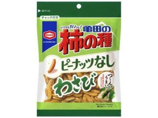亀田 柿の種 ピーナッツなしわさび９１ｇ  ×12入り 【全国送料無料】(一部地域別途)の画像