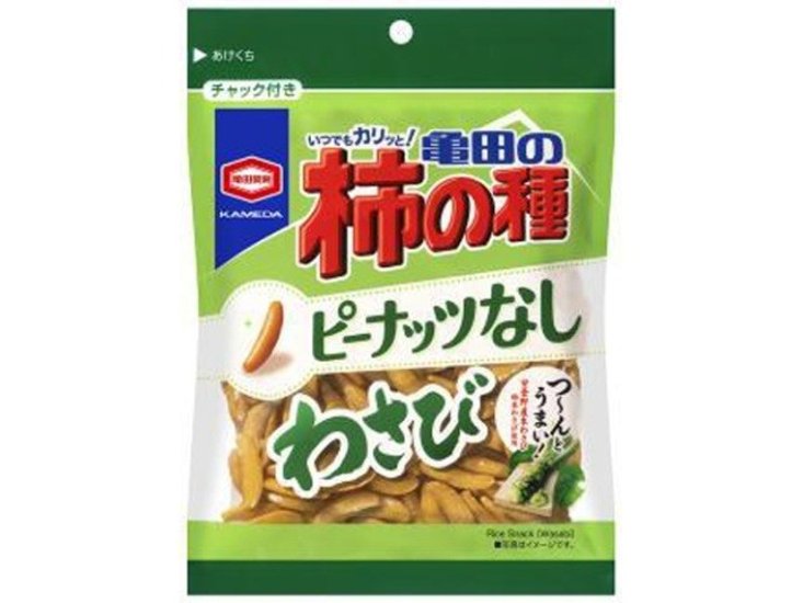 亀田 柿の種 ピーナッツなしわさび９１ｇ  ×12入り 【全国送料無料】(一部地域別途)画像