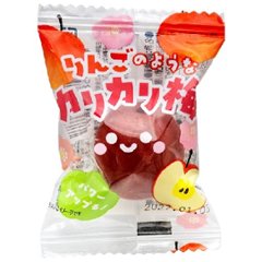 やおきん りんごのようなカリカリ梅 １２．５ｇ ×20入り 【全国送料無料】(一部地域別途)の画像