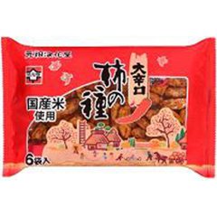浪花屋 大辛口柿の種 ６袋パック   ×12の画像
