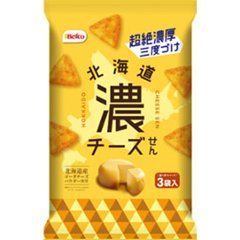 栗山米菓 北海道濃チーズせん １７ｇ×３袋入 ×12の画像