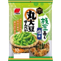 三幸製菓 丸大豆せんべい 枝豆香る塩味１０枚   ×12の画像