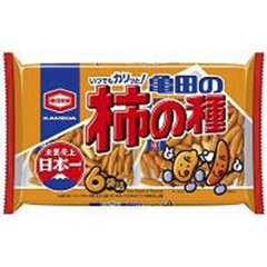 亀田製菓 柿の種 ６袋詰１８０ｇ   ×12の画像