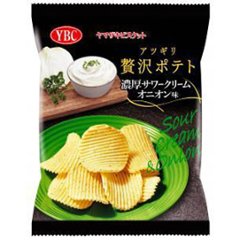 ＹＢＣ アツギリ贅沢ポテトサワークリーム５０ｇ ×24の画像