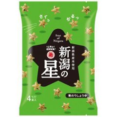 越後製菓 新潟の星 青のりしょうゆ８０ｇ ×12の画像